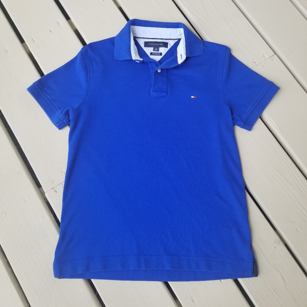 S Tommy Hilfiger royal blue polo shirt
